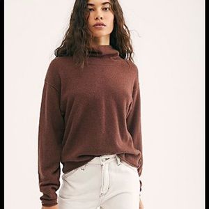 Free people XS cozy cashmere sweater